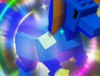 Rainbow Hatched Dilophosaurus